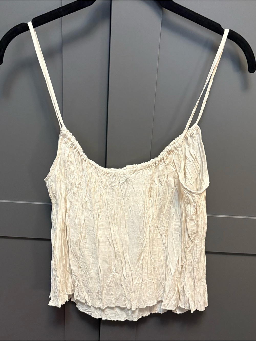 J. CREW Crinkled Crop Tank Top - Picture 4 of 5